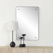 Renwil Aine 36 Tall Rectangular Mirror, Matte Black
