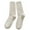 White, variant on UJNDER Women's Thermal Crew Socks Lined Non- Slipper Socks for Postpartum Sleep White