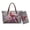 Gray - Cardinal Peach Blossom, variant on DISNIMO Cardinal Print Handbag and Wallet Set Peach Blossom Print Tote Bag for Women with Matching Wallet Fashion Leather Satchel Purse Handbag for Daily Use