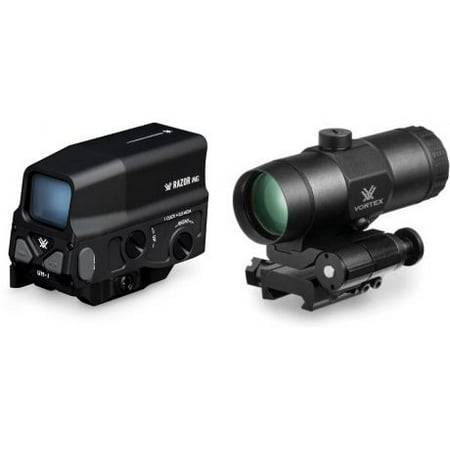 Vortex Razor AMG UH-1 Holographic Sight Scope with 3x Magnifier with Flip