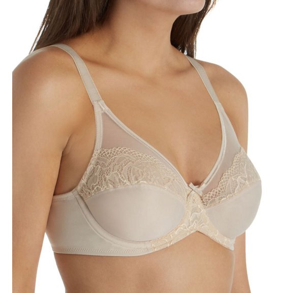 Women's Lilyette LY0444 Ultimate Smoothing Minimizer Underwire Bra (Paris Nude 42G)