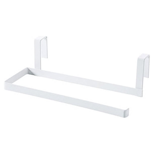 Toystoory Colgador de papel en rollo Hogar Cocina Baño Estante de almacenamiento montado en la pared Almacenamiento y organización del hogar Blanco