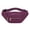Purple, variant on 3pcs Waterproof Crossbody Waist Pack - Lightweight Travel Fanny Pack with Multiple Pockets for Hiking, Running, and Outdoor Adventures