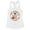White, variant on Bag it up Halloween Tank Top Fitted Racerback Women's Large White