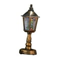 thumbnail image 4 of Figura decorativa de farol navideño para habitación, regalo, ambiente romántico, lámpara de noche Bronce, 4 of 9