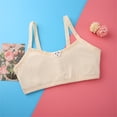 thumbnail image 2 of LRen Training Sports Bras for Girls 7-8 Lightweight Soft Comfy Sports Bra Girls Seamless Sports Bralettes Solid Color Light Padded Yoga Crop Top, 2 of 4