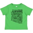 thumbnail image 3 of Inktastic Arizona Word Salad- state outline Boys or Girls Toddler T-Shirt, 3 of 5
