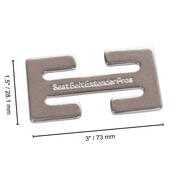 Seat Belt Extender Pros Sturdy Metal Seatbelt Locking Clip 2-pack by Seat Belt Extender Pros