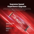 thumbnail image 3 of KingSpec XG7000 2TB NVMe SSD PCIe 4.0-7400MB/s Read Speed, 3D NAND M.2 2280 Internal SSD, Compatible with Gaming PC, Laptop, PS5 Console, 3 of 8