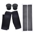 thumbnail image 1 of paire de bouchons antidérapants pour guidon de vélo de route et de montagne (noir), 1 of 4