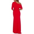 thumbnail image 2 of Betsy & Adam Womens Asymmetric Long Evening Dress, 2 of 2