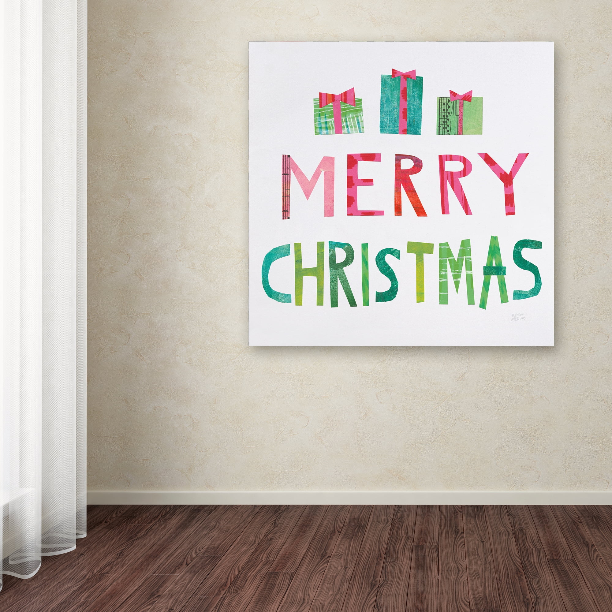 Trademark Fine Art 'Christmas Collage III' Canvas Art by Melissa Averinos
