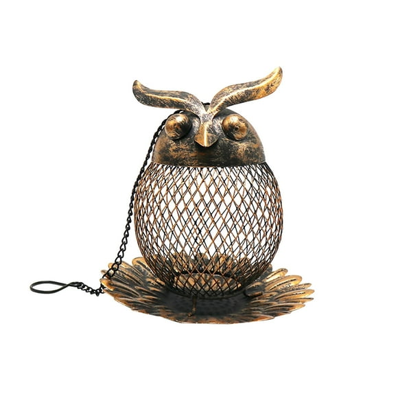 asddcavvf Outdoor Courtyard Metel Owl Hummingbird Feeder Hummingbird Feeder Hummingbird Feeder Bear Proof Deer Feeder Squirrel Head Squirrel Feeders for outside