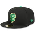 thumbnail image 3 of Men's New Era  Black San Francisco Giants 2026 St. Patrick's Day 59FIFTY Fitted Hat, 3 of 5