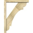 thumbnail image 3 of Ekena Millwork 4"W x 24"D x 32"H Olympic Block Rough Sawn Bracket w/ Offset Brace, Douglas Fir, 3 of 25