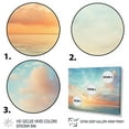 thumbnail image 3 of Designart "Orange Sky euphony Of Horizon" Nautical & Beach Canvas Art Print, 3 of 5