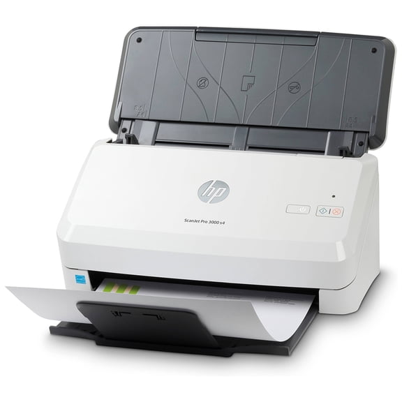 HP ScanJet Pro 3000 s4 USB 3.0 Sheet-Feed Scanner, 6FW07A#201, New, White