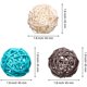 thumbnail image 3 of 15 piezas de bolas de ratán de mimbre decorativas para manualidades, fiestas, día de San Valentín, decoración de mesa de boda, baby shower, accesorios de aromaterapia, 1,8 pulgadas Electrónica, 3 of 6