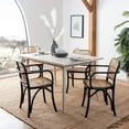 thumbnail image 2 of Safavieh Keiko Cane Dining Chair, Black/Natural, 2 of 13