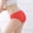 Red, variant on Womens Breathable Mesh Panties Lightweight Comfort Briefs Cute Seamless Underwear Everyday Travel Underwear