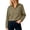 Brown, variant on Jackets for Women Solid Half Zip Pullover Windbreaker Jacket Stand Collar Long Sleeve Drawstring Hem Casual Cropped Anorak Top