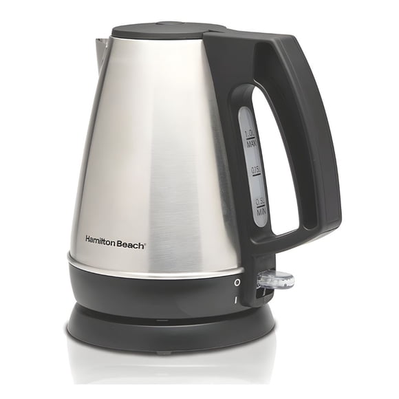 Hervidor Eléctrico de Agua Hamilton Beach Inalámbrico 1 Litro | Tetera Compacta con Apagado Automático 1500W