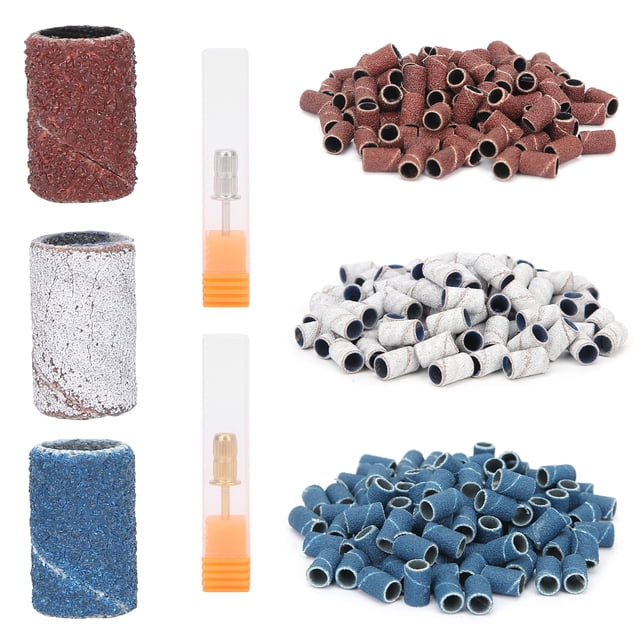 Bandas de lijado Nikou 300 piezas para decoración de uñas grano 80# 120# 180#