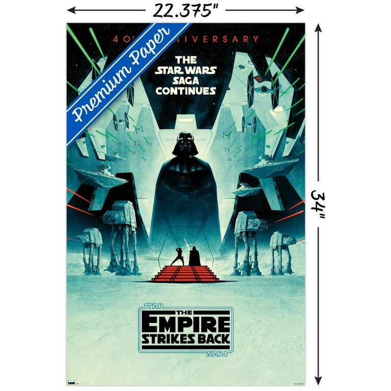 Star Wars: The Empire Strikes Back - 40Th Anniversary Wall Poster