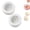 White-XL, variant on Silicone Dumpling Mold, 2 Pcs Manual Baozi Molding Press, Dumpling Cake Pop Mold, 3D Bun Shape Silicone Mold for Diy Making Buns