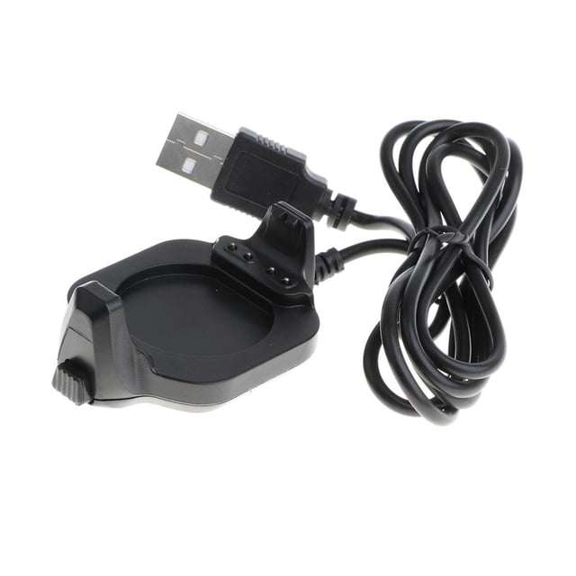 Yinanstore For Garmin Charger, Replacement USB Data Sync Charging Cable Cradle Dock Charger Clip For Garmin Forerunner 920XT Smart Watch, BLACK