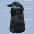 thumbnail image 4 of Sombrero De Pesca Gorra Para El Sol Con Protector Solar Upf 50+ Y Cubierta Para La Cara Del Cuello Cubierta Para La Cabeza De Seda Helada Adecuado Para La Pesca Y La Equitación Al Aire Libre Kearding OD013683-00, 4 of 6