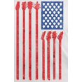 thumbnail image 4 of Old Glory Mens 4th Of July Stars and Strings Guitar American Flag Short Sleeve Graphic T Shirt, 4 of 6