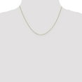thumbnail image 4 of Diamond2Deal 10k White Gold .5mm Box Chain Necklace for Women 18", 4 of 5