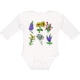 thumbnail image 3 of Inktastic Group of Beautiful Wildflowers Boys or Girls Long Sleeve Baby Bodysuit, 3 of 5