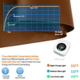 thumbnail image 4 of Heated Desk Pad Mouse Pad - Heated Desk Mat - Warm Desk Pad - 3 Levels Heatin..., 4 of 7