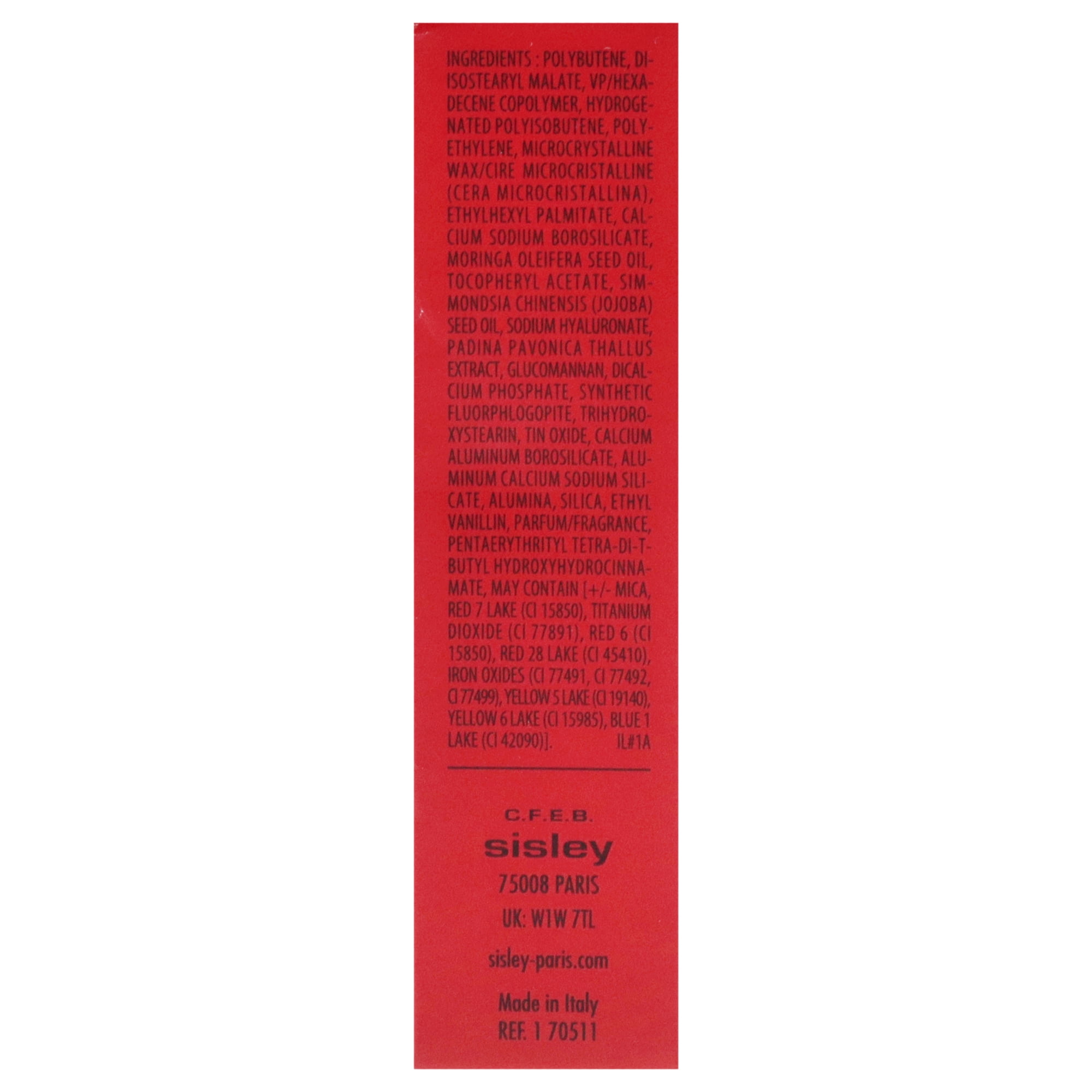 Sisley Phyto-Rouge Shine Lipstick - 42 Sheer Cranberry , 0.1 oz Lipstick (Refillable)