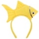 thumbnail image 1 of EeaseMX Diadema de pez dorado estereoscópica con forma de animal, tocado para niños, disfraz de fiesta de jardín de infantes, Halloween, cosplay, espectáculo de cabello (amarillo), 1 of 7