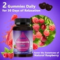 thumbnail image 2 of (2 Packs) Biobor Ashwagandha Gummies, KSM-66 Root Extract with Vitamin D3, Stress & Immune Support (Raspberry, 60ct), 2 of 7