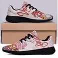 thumbnail image 3 of Happy Valentine's Day Gnome Couple Shoes Sneakers Black Size 7, 3 of 7