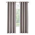 thumbnail image 2 of Thermalogic Antique Satin Room Darkening Grommet Curtain Panel 52 x 108 in Silver Pearl, 2 of 4