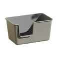 thumbnail image 2 of Open Litter Box, Bedpan, Toilet, Sandbox, High Sided Bin, Pet Litter Box, Litter Gray, 2 of 8