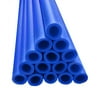 Machrus Upper Bounce 44" Trampoline Pole Foam Sleeves - Fits 1.75" Diameter Pole - Set of 8 - Blue