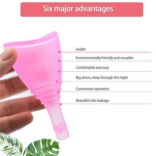 Menstrual Cup with Valve Discharge Moon Cups Feminine Hygiene Silicon  Reusable Menstrual Cup 