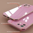 thumbnail image 3 of Compatible with Xiaomi Mi 11 Lite Case Silicone Shockproof Xiaomi Mi 11 Lite 5G Phone Case Anti-Scratch Ultra Thin Plating TPU Cases (Xiaomi Mi 11 Lite, Purple), 3 of 12