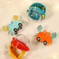 thumbnail image 3 of Mini reloj de coche a control remoto para niños y niñas, juguete de inducción eléctrica con luz LED, conejo de peluche, perro, cangrejo, regalo de juguete, 2,4G, 3 of 5