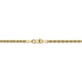 thumbnail image 4 of Leslie's 14K 2.5mm Solid Regular Rope Chain (Weight: 11.42 Grams, Length: 24 Inches), 4 of 4