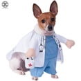 thumbnail image 4 of Luxtrada Pet Dog Cat Doctor Costume Pet Halloween Christmas Cosplay Funny Apperal for Small Dog Cat Puppy, 4 of 8