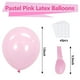 thumbnail image 2 of Globos de fiesta Bezente de látex rosa pastel de 30 cm, paquete de 100, 2 of 8