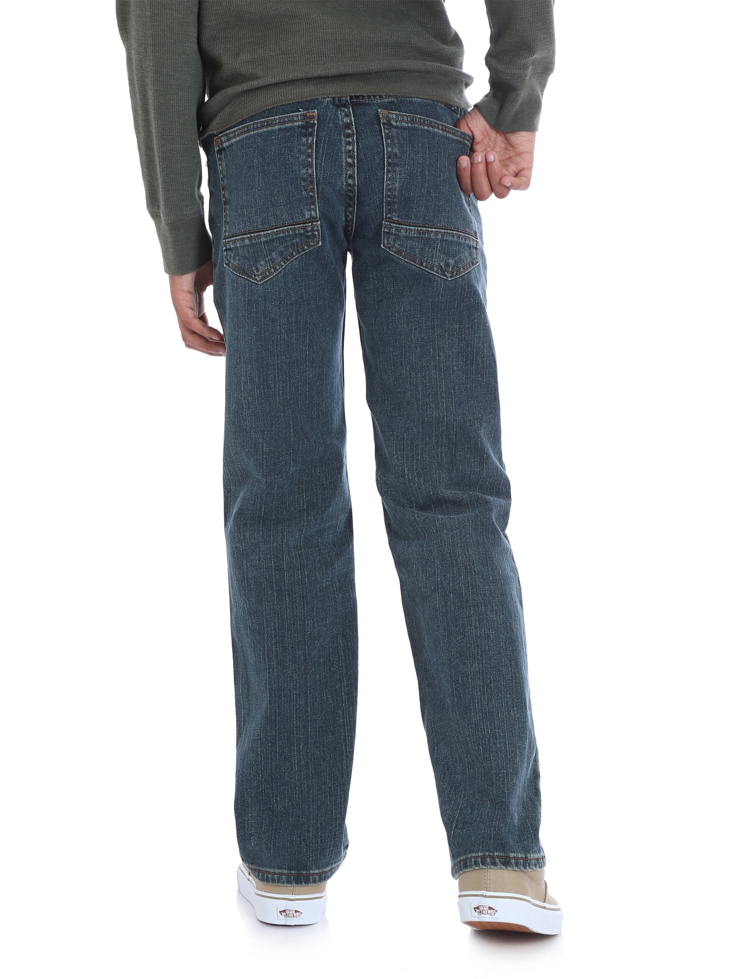 Wrangler Boys' 4-16 & Husky Straight Fit Jeans, Sizes 4-16 & Husky
