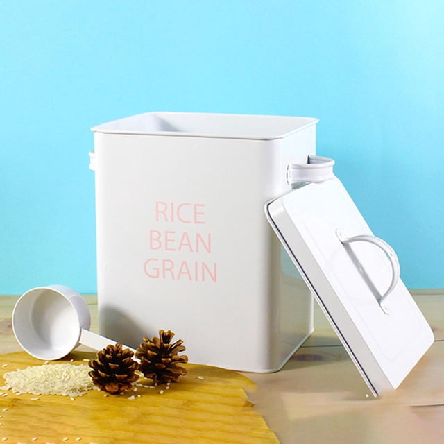 Contenedor de almacenamiento de alimentos Macarena Cubo de almacenamiento blanco
